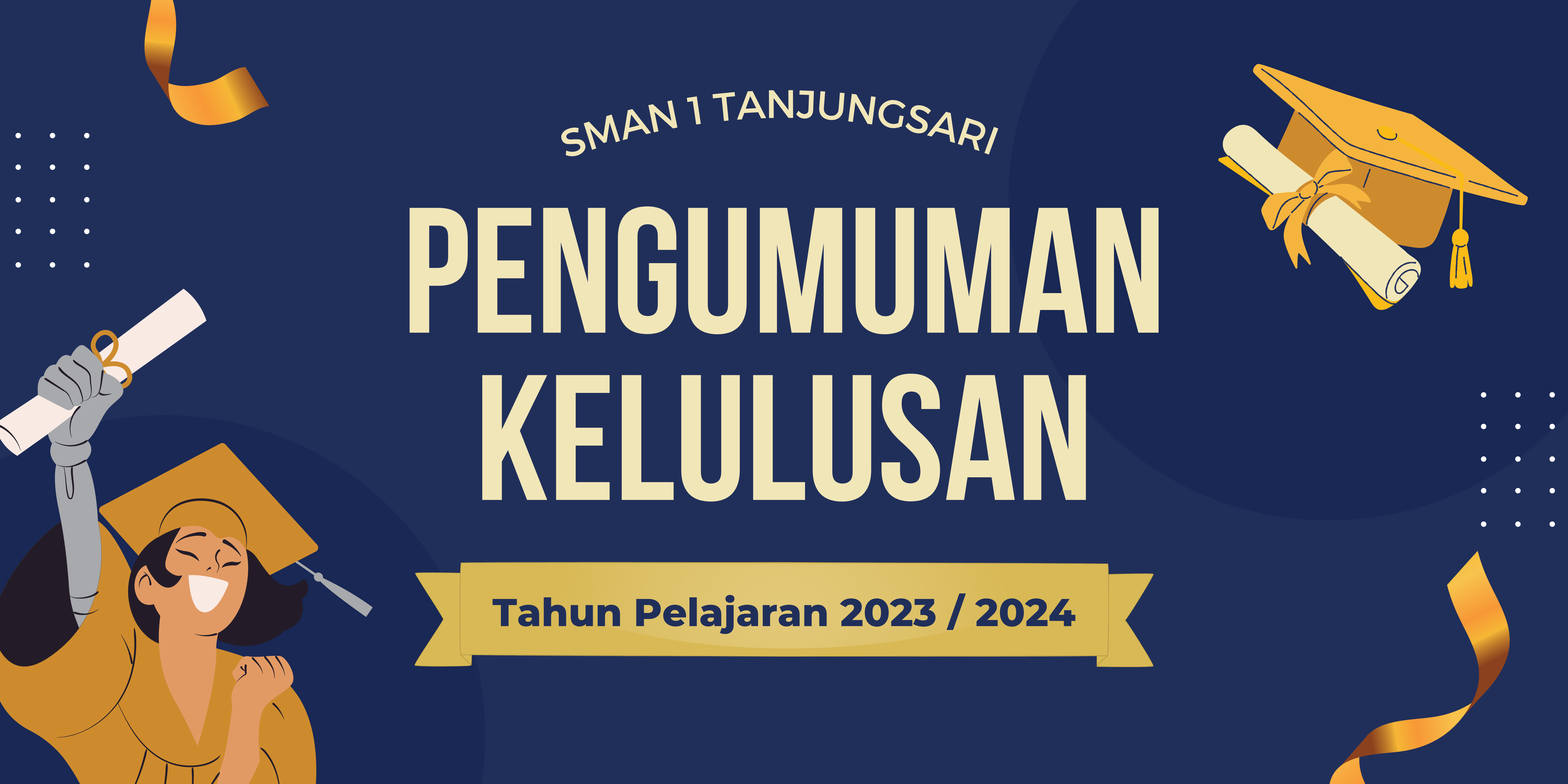 Kelulusan Siswa  SMAN 1 Tanjungsari  Tahun Pelajaran 2023/2024